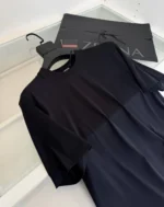 Мужская футболка Zegna чёрного цвета, артикул 343381 — фото 3
