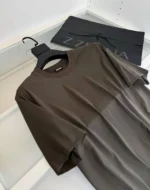 Мужская футболка Zegna цвета хаки, артикул 343382 — фото 3