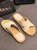 Мужские шлепанцы Zegna белого цвета, артикул 343556 — фото 4