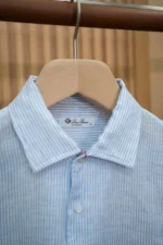 Льняная рубашка LORO PIANA — изображение 4