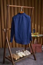 Льняная рубашка BRUNELLO CUCINELLI — изображение 2