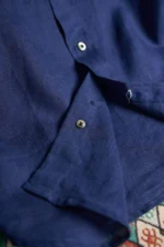 Льняная рубашка BRUNELLO CUCINELLI — изображение 5
