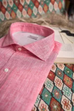 Льняная рубашка BRUNELLO CUCINELLI — изображение 3