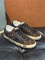 Женские кеды Golden Goose коричневого цвета, артикул 343622