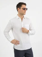 Льняная рубашка LORO PIANA — изображение 5