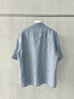 Льняная рубашка BRUNELLO CUCINELLI — изображение 5