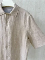 Льняная рубашка BRUNELLO CUCINELLI — изображение 7
