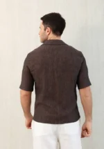 Льняная рубашка BRUNELLO CUCINELLI — изображение 4