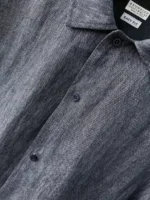 Льняная рубашка BRUNELLO CUCINELLI — изображение 8