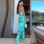Женское платье Emilio Pucci голубого цвета, артикул 343742 — фото 3