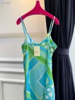 Женское платье Emilio Pucci голубого цвета, артикул 343742 — фото 5