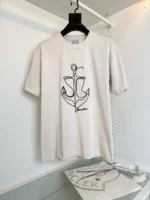 Мужская футболка Moncler белого цвета, артикул 343979