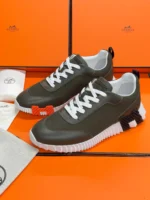 Мужские кроссовки Hermes цвета хаки, артикул 343879