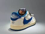 Кеды NIKE Air Jordan 1 Retro Low OG SP x Fragment Design x Travis Scott Sail Military Blue — изображение 4