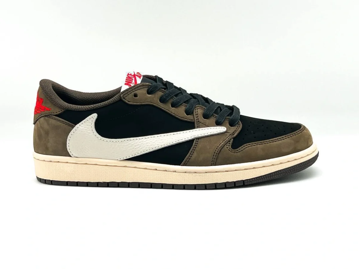 Кеды NIKE x Travis Scott Air Jordan 1 Retro Low OG SP 'Dark Mocha' — изображение 2