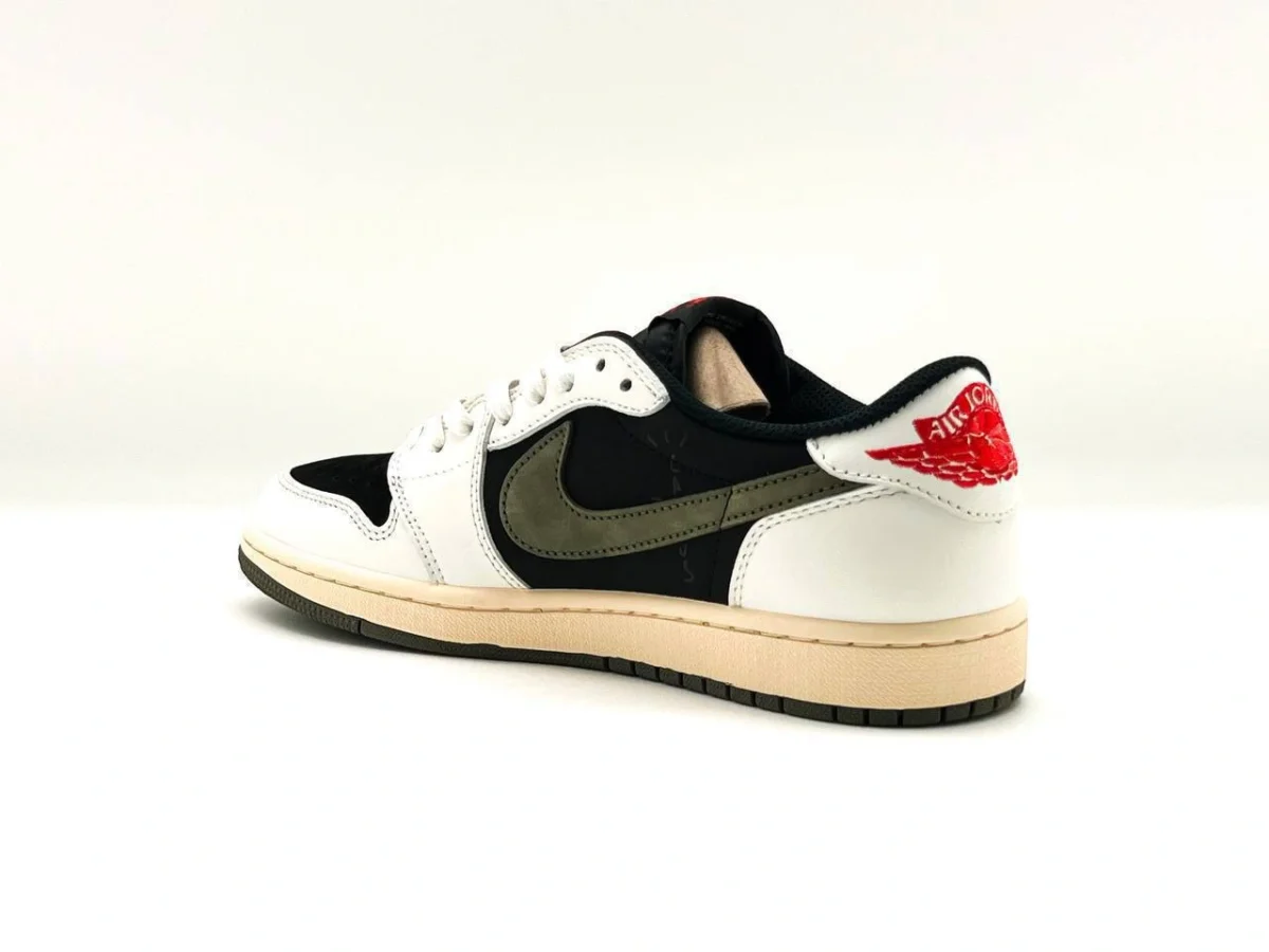 Кеды NIKE Travis Scott x Air Jordan 1 Low «Olive» — изображение 2