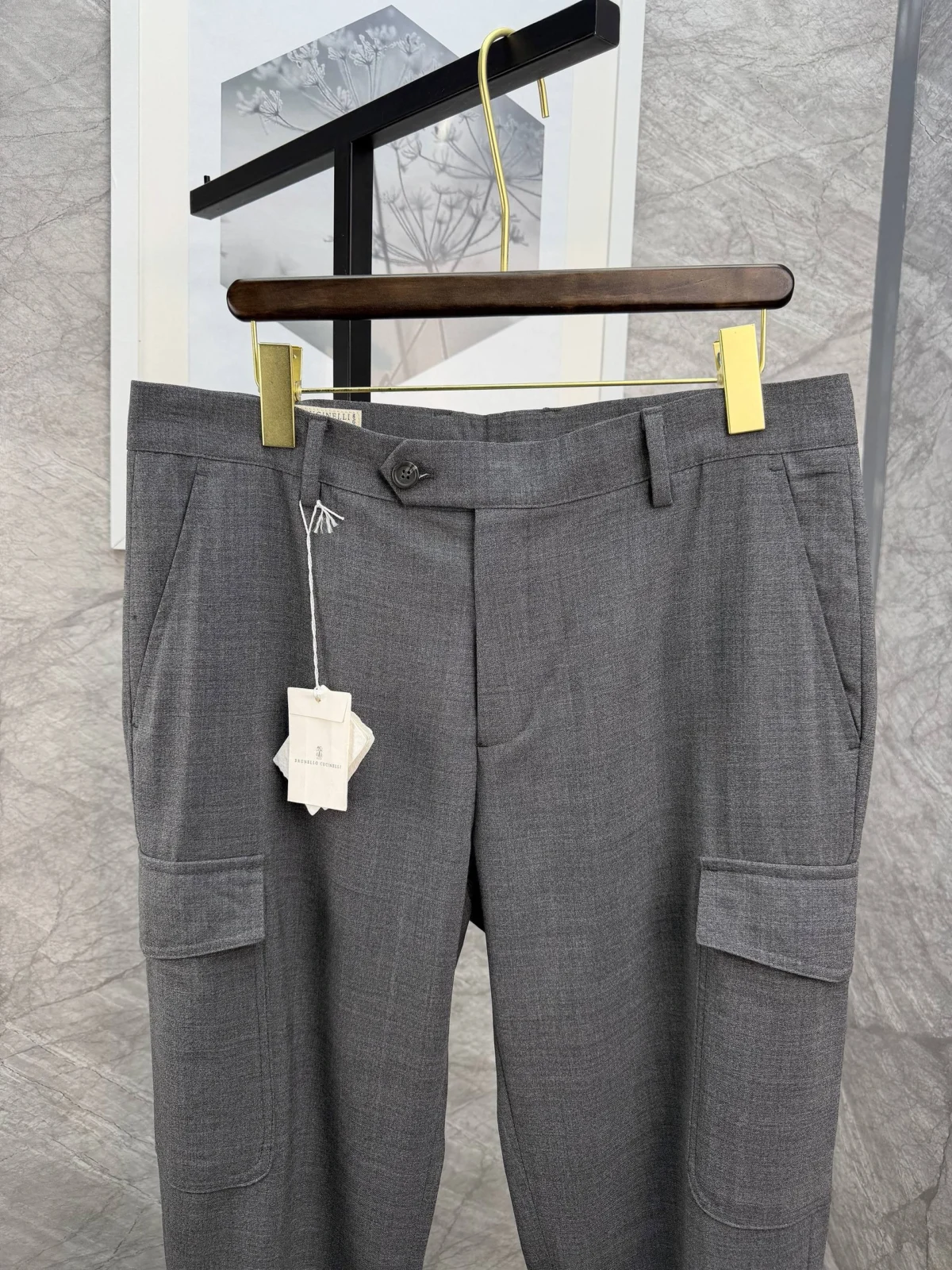 Брюки карго BRUNELLO CUCINELLI — изображение 3