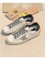 Женские кеды Golden Goose белого цвета, артикул 345426