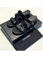 Женские мюли Chanel чёрного цвета, артикул 345601