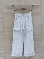 Женские джинсы Chanel голубого цвета, артикул 344758
