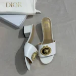 Женские мюли Dior белого цвета, артикул 344821 — фото 3