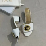 Женские мюли Dior белого цвета, артикул 344821 — фото 4