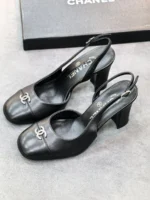 Женские туфли Chanel чёрного цвета, артикул 344839