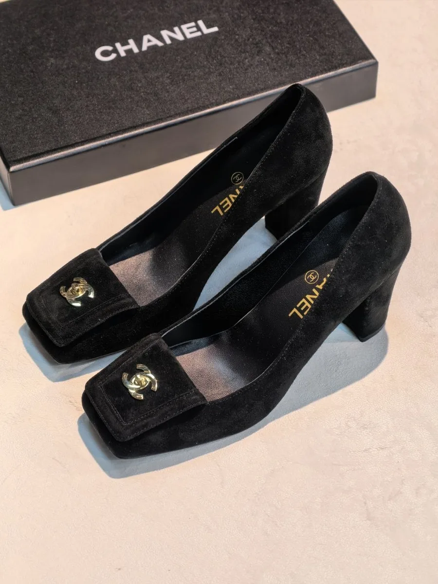 344841_1 Женские туфли Chanel чёрного цвета, артикул 344841