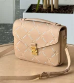 Женская сумка Louis Vuitton бежевого цвета, артикул 344862 — фото 3