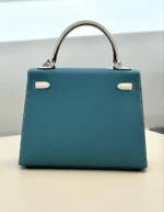 Женская сумка Hermes голубого цвета, артикул 344864 — фото 2