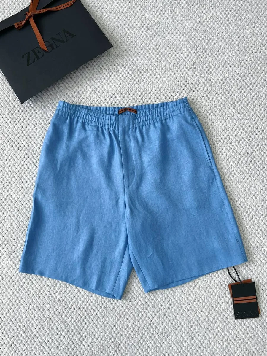 344887_1 Льняные шорты ZEGNA — изображение 1