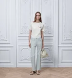 Женские джинсы Dior голубого цвета, артикул 345106 — фото 3