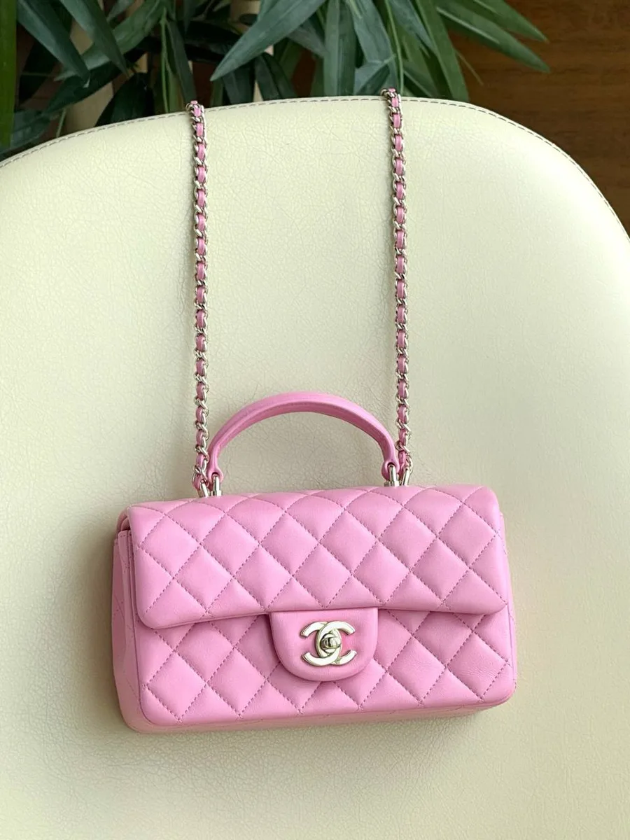 345182_1 Женская сумка Chanel розового цвета, артикул 345182