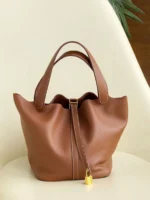 Женская сумка Hermes коричневого цвета, артикул 345189