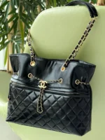 Женская сумка Chanel чёрного цвета, артикул 345191