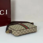 Мужская сумка мессенджер Gucci бежевого цвета, артикул 345246 — фото 4