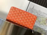 Мужское портмоне Goyard оранжевого цвета, артикул 345260 — фото 2
