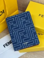Мужская обложка Fendi синего цвета, артикул 345321