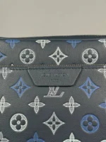 Мужская сумка мессенджер Louis Vuitton тёмно-синего цвета, артикул 345334 — фото 5