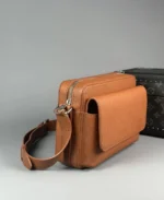 Мужская сумка мессенджер Louis Vuitton коричневого цвета, артикул 345341 — фото 3