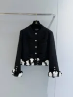 Женский жакет Chanel чёрного цвета, артикул 345408