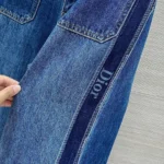 Женские джинсы Dior тёмно-синего цвета, артикул 345442 — фото 8