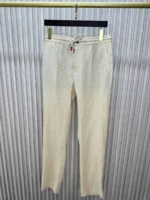 Льняные полуклассические брюки KITON