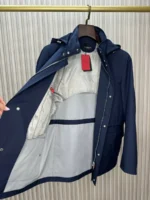 Мужская куртка Kiton тёмно-синего цвета, артикул 345485 — фото 4