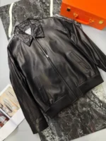 Кожаный бомбер BOTTEGA VENETA