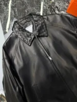 Кожаный бомбер BOTTEGA VENETA — изображение 3