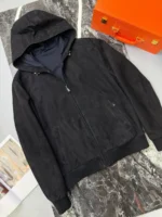 Кожаный бомбер LORO PIANA