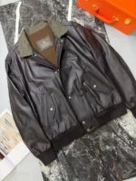 Кожаный бомбер LORO PIANA