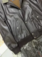 Кожаный бомбер LORO PIANA — изображение 4