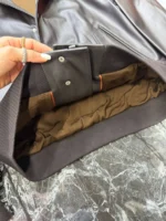 Кожаный бомбер LORO PIANA — изображение 5